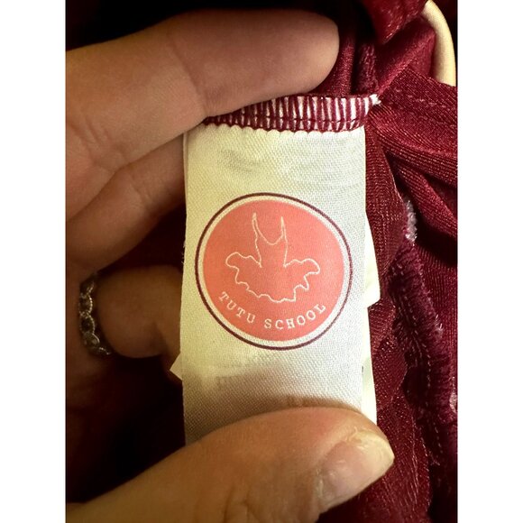 Tutu School Pink Ballerina Dress Girls 4/5 | Shimmery Rose Ballet Costume with F - Picture 9 of 11